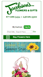 Mobile Screenshot of jacobsensflowers.com